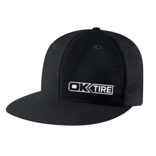 OK Tire Offset logo Flat Peak Snap Cap