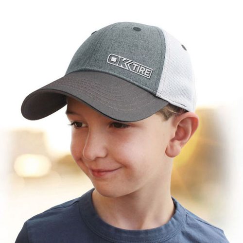YOUTH WOVEN WASHED MESH SNAP BACK CAP